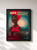 #noir Tableau de l'album Philantropiques de Guts, cadre noir, imprimé et encadré en France