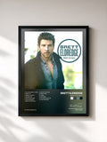 #noir Tableau de l'album Bring You Back de Brett Eldredge, cadre noir, imprimé et encadré en France