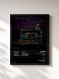#noir Tableau de l'album Awesome Mix, Vol. 1 de Lucah, cadre noir, imprimé et encadré en France