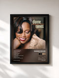 #noir Tableau de l'album When You Know de Dianne Reeves, cadre noir, imprimé et encadré en France