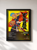 #noir Tableau de l'album PARANORMAL-FLOWMACHINE de beastboy  , cadre noir, imprimé et encadré en France