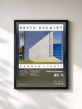 #noir Tableau de l'album Harbor Lights de Bruce Hornsby, cadre noir, imprimé et encadré en France