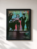 #noir Tableau de l'album Soundtrack To A Generation de The Human League, cadre noir, imprimé et encadré en France