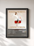 #noir Tableau de l'album Holiday Favorites with Lindsey Stirling de Lindsey Stirling, cadre noir, imprimé et encadré en France
