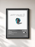 #noir Tableau de l'album Roy Pablo de boy pablo, cadre noir, imprimé et encadré en France