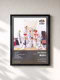 #noir Tableau de l'album We Go Up - The 2nd Mini Album de NCT DREAM, cadre noir, imprimé et encadré en France
