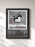 #noir Tableau de l'album Alma Mia (Versiones Vol. 1) de Pedro Guerra, cadre noir, imprimé et encadré en France