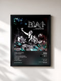 #noir Tableau de l'album IN THE WIND de B1A4, cadre noir, imprimé et encadré en France