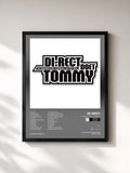 #noir Tableau de l'album DI-RECT Doet Tommy de Di-rect, cadre noir, imprimé et encadré en France