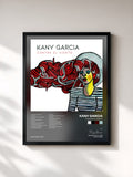 #noir Tableau de l'album Contra el Viento de Kany Garcia, cadre noir, imprimé et encadré en France