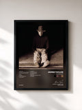 #noir Tableau de l'album Hourglass de James Taylor, cadre noir, imprimé et encadré en France