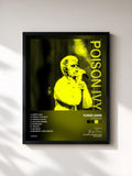 #noir Tableau de l'album Poison Ivy de Yung Lean, cadre noir, imprimé et encadré en France