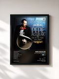 #noir Tableau de l'album Que Te Ha Dado Esa Mujer de Pepe Aguilar, cadre noir, imprimé et encadré en France