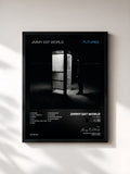 #noir Tableau de l'album Futures de Jimmy Eat World, cadre noir, imprimé et encadré en France