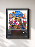 #noir Tableau de l'album Blue Eyes de Ladyhawke, cadre noir, imprimé et encadré en France