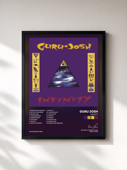 Guru Josh · Infinity — Affiche encadrée