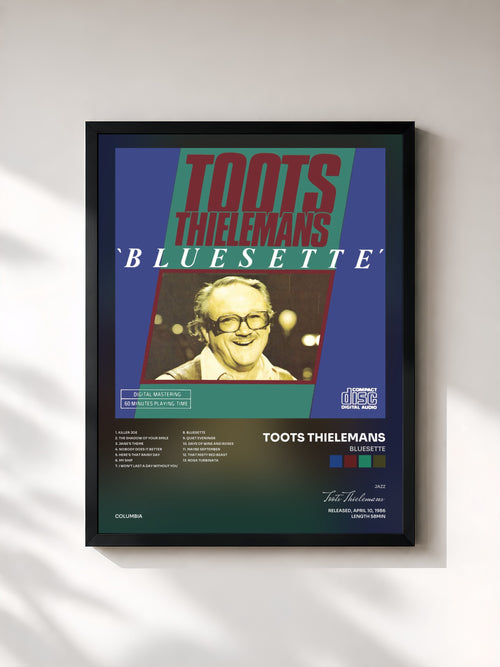 Toots Thielemans · Bluesette — Affiche encadrée