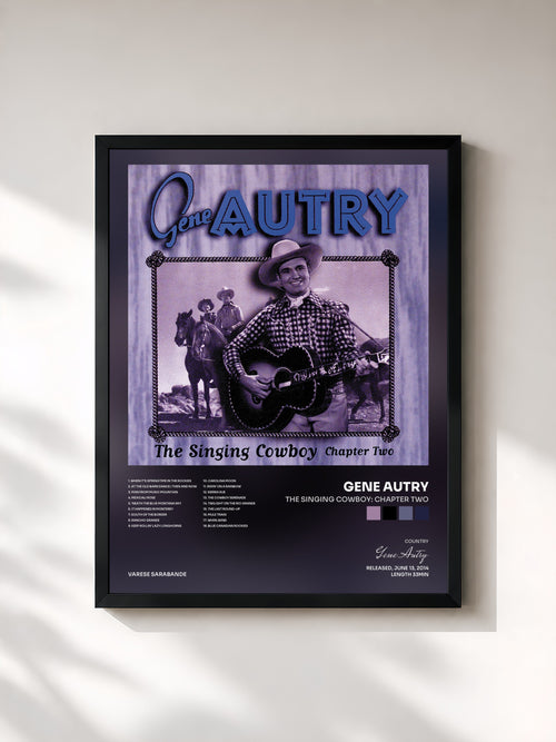 Gene Autry · The Singing Cowboy: Chapter Two — Affiche encadrée