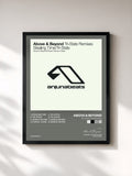 #noir Tableau de l'album Tri-State the Remixes de Above & Beyond, cadre noir, imprimé et encadré en France