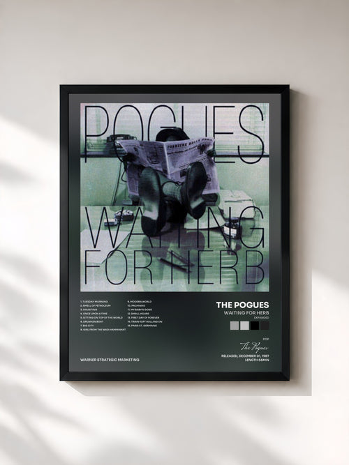 The Pogues · Waiting for Herb (Expanded) — Affiche encadrée
