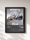 #noir Tableau de l'album DIRECTOR'S CUT de SEVENTEEN, cadre noir, imprimé et encadré en France
