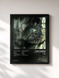 #noir Tableau de l'album The Waltz of the Monsters de Yann Tiersen, cadre noir, imprimé et encadré en France