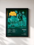 #noir Tableau de l'album Stup Forever de Stupeflip, cadre noir, imprimé et encadré en France