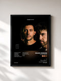 #noir Tableau de l'album Wildest Dreams de Majid Jordan, cadre noir, imprimé et encadré en France