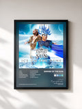 #noir Tableau de l'album Ice On The Dune de Empire of the Sun, cadre noir, imprimé et encadré en France