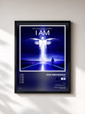 #noir Tableau de l'album I Am de Sick Individuals, cadre noir, imprimé et encadré en France