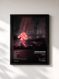 #noir Tableau de l'album A Kiss for the Whole World de Enter Shikari, cadre noir, imprimé et encadré en France