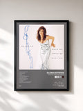 #noir Tableau de l'album Hold Me, Thrill Me, Kiss Me de Gloria Estefan, cadre noir, imprimé et encadré en France