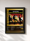 #noir Tableau de l'album Jumping All Over The World (20 Years Of Hardcore Expanded Edition / Remastered 2013) de Scooter, cadre noir, imprimé et encadré en France