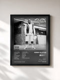 #noir Tableau de l'album Block Diaries de Kenny Allstar, cadre noir, imprimé et encadré en France