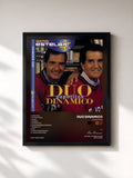 #noir Tableau de l'album Popotitos de Duo Dinamico, cadre noir, imprimé et encadré en France