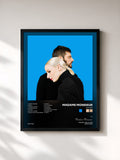 #noir Tableau de l'album Vu d'ici de Madame Monsieur, cadre noir, imprimé et encadré en France