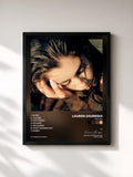 #noir Tableau de l'album PRELUDE de Lauren Jauregui, cadre noir, imprimé et encadré en France