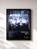 #noir Tableau de l'album Anthem Lights de Anthem Lights, cadre noir, imprimé et encadré en France