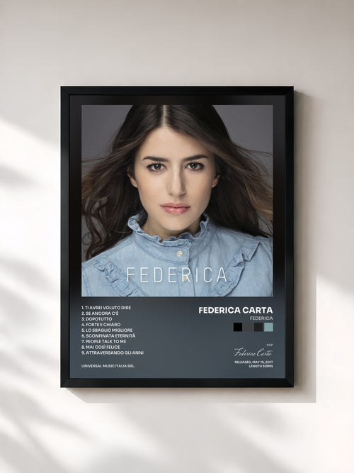 Federica Carta · Federica — Affiche encadrée