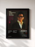 #noir Tableau de l'album Roy Orbison’s Many Moods (Remastered) de Roy Orbison, cadre noir, imprimé et encadré en France