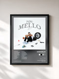 #noir Tableau de l'album POV: Mello de Karamel19, cadre noir, imprimé et encadré en France