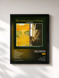 #noir Tableau de l'album Golden Streets Of Glory de Dolly Parton, cadre noir, imprimé et encadré en France