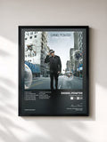 #noir Tableau de l'album Under the Radar de Daniel Powter, cadre noir, imprimé et encadré en France