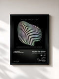 #noir Tableau de l'album Mirrorball / Mind Over Matter (Reprise) de Young the Giant, cadre noir, imprimé et encadré en France