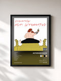 #noir Tableau de l'album Mr. Wonderful de Action Bronson, cadre noir, imprimé et encadré en France