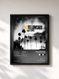 #noir Tableau de l'album Lights And Sounds de Yellowcard, cadre noir, imprimé et encadré en France