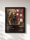 #noir Tableau de l'album Olha Essa Arte de Jovem Dex, cadre noir, imprimé et encadré en France