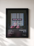 #noir Tableau de l'album Sleeping with Roses de Chelsea Cutler, cadre noir, imprimé et encadré en France