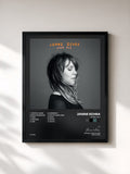 #noir Tableau de l'album Work Out de Janne Schra, cadre noir, imprimé et encadré en France
