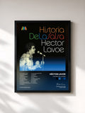 #noir Tableau de l'album Historia De La Salsa de Héctor Lavoe, cadre noir, imprimé et encadré en France